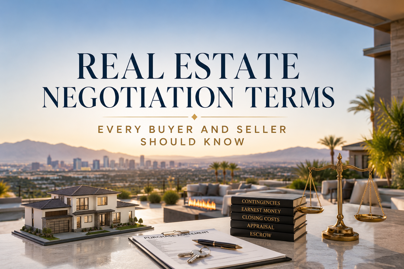 Real Estate Negotiation Terms Every Las Vegas Buyer and Seller Should Know header image.