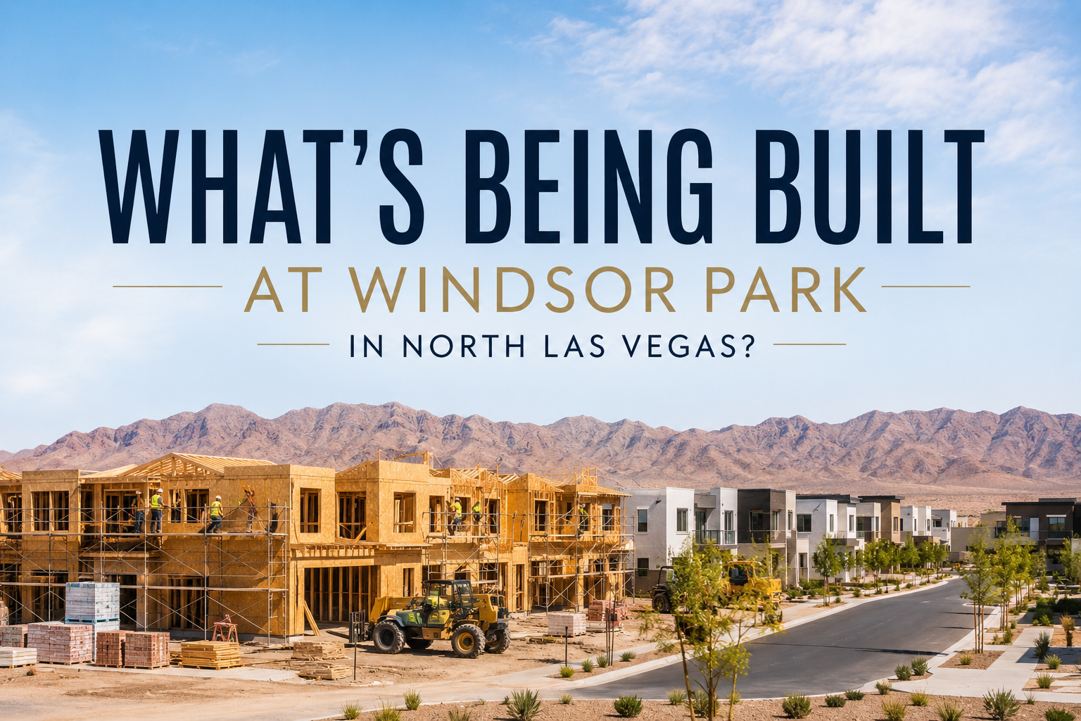 What's Being Built at Windsor Park in North Las Vegas? header image.