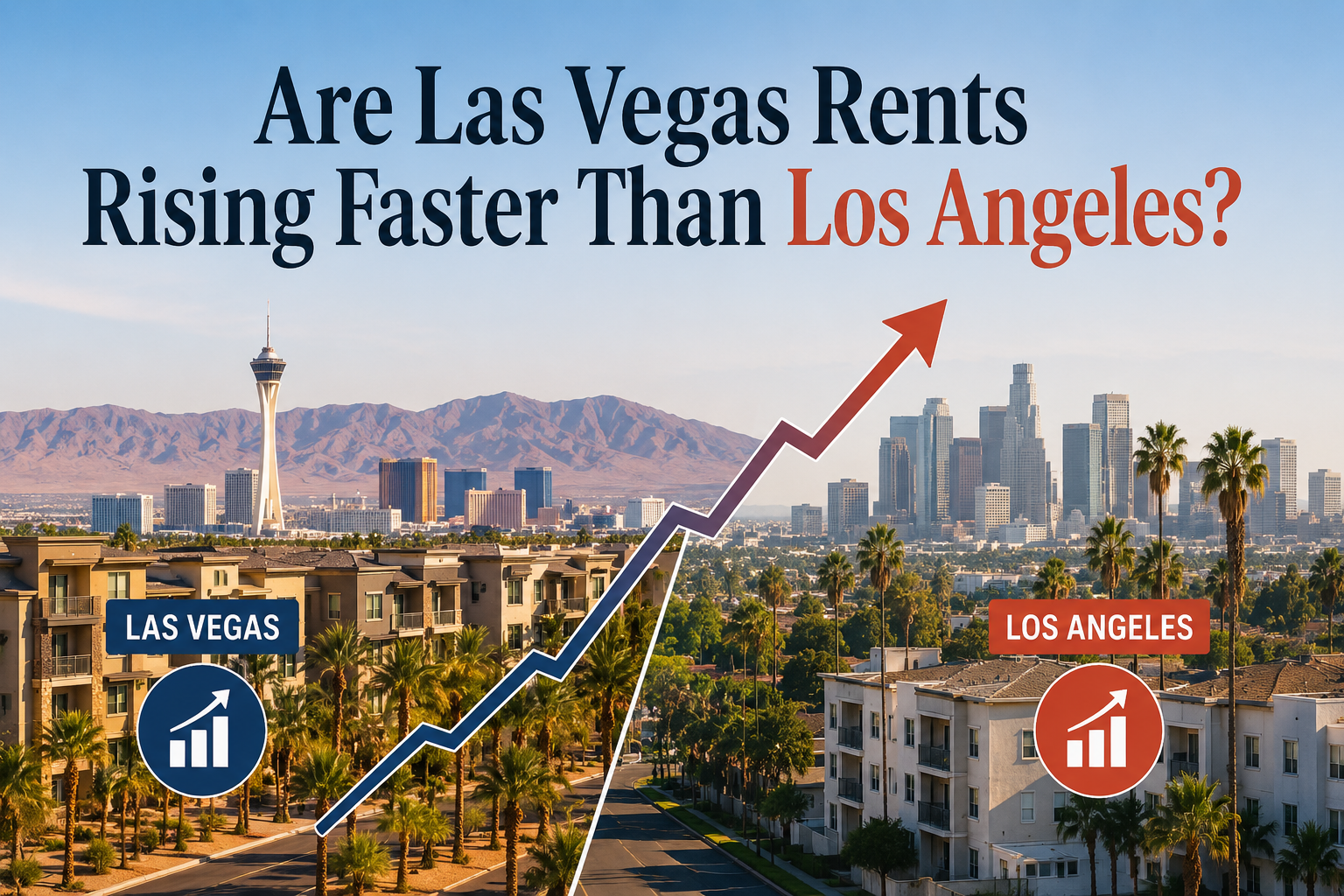 Are Las Vegas Rents Rising Faster Than Los Angeles? header image.