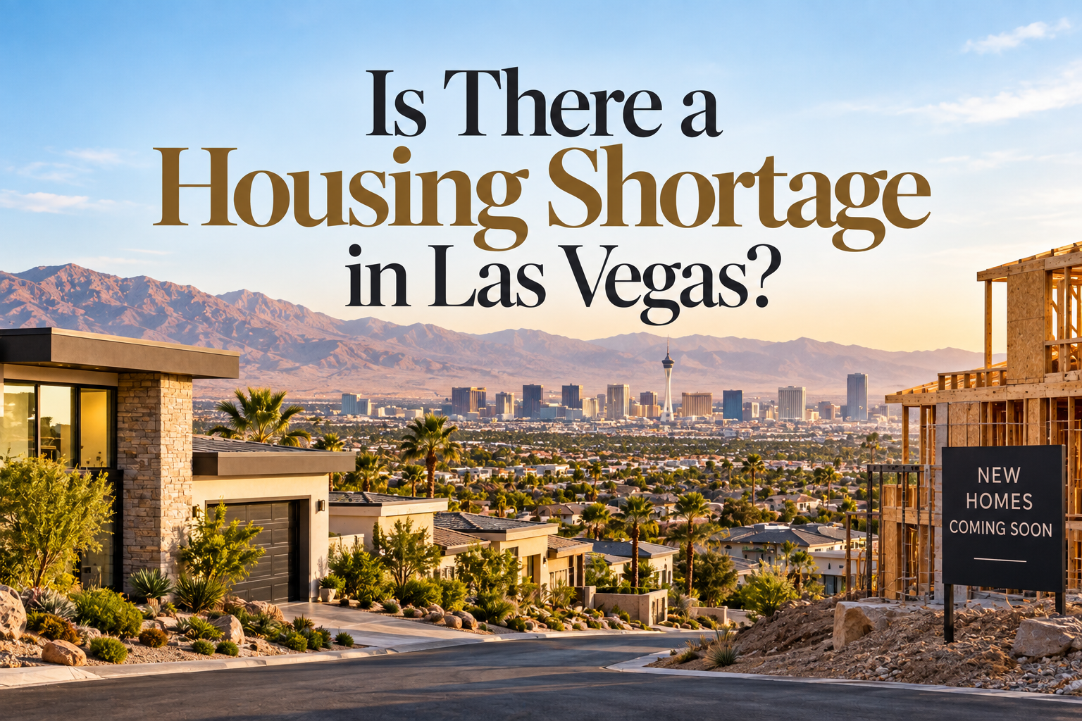 Is There a Housing Shortage in Las Vegas? header image.