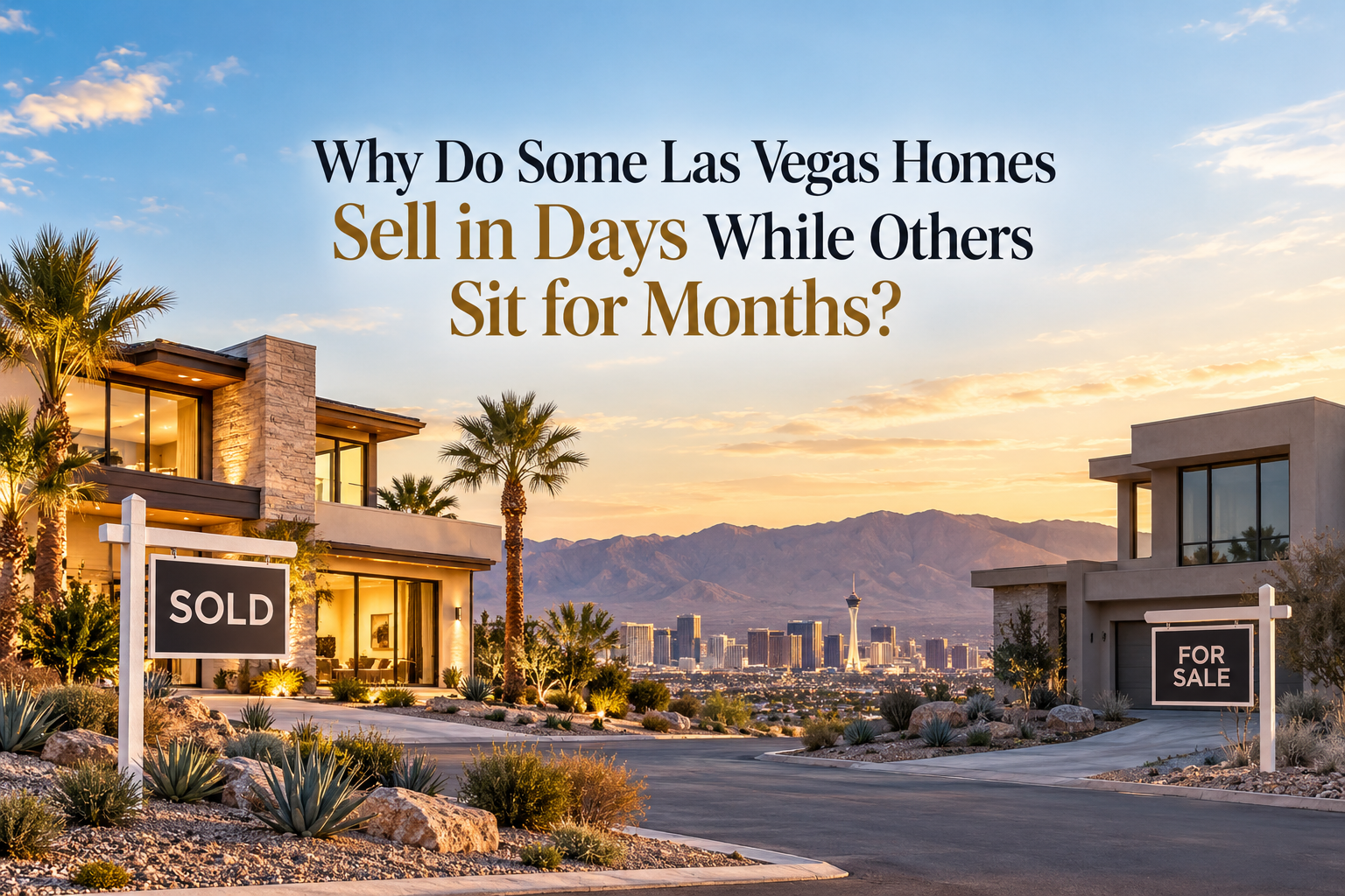 Why Do Some Las Vegas Homes Sell in Days While Others Sit for Months? header image.