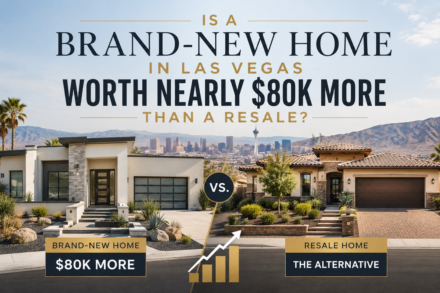 Is a Brand-New Home in Las Vegas Worth Nearly $80K More Than a Resale? header image.