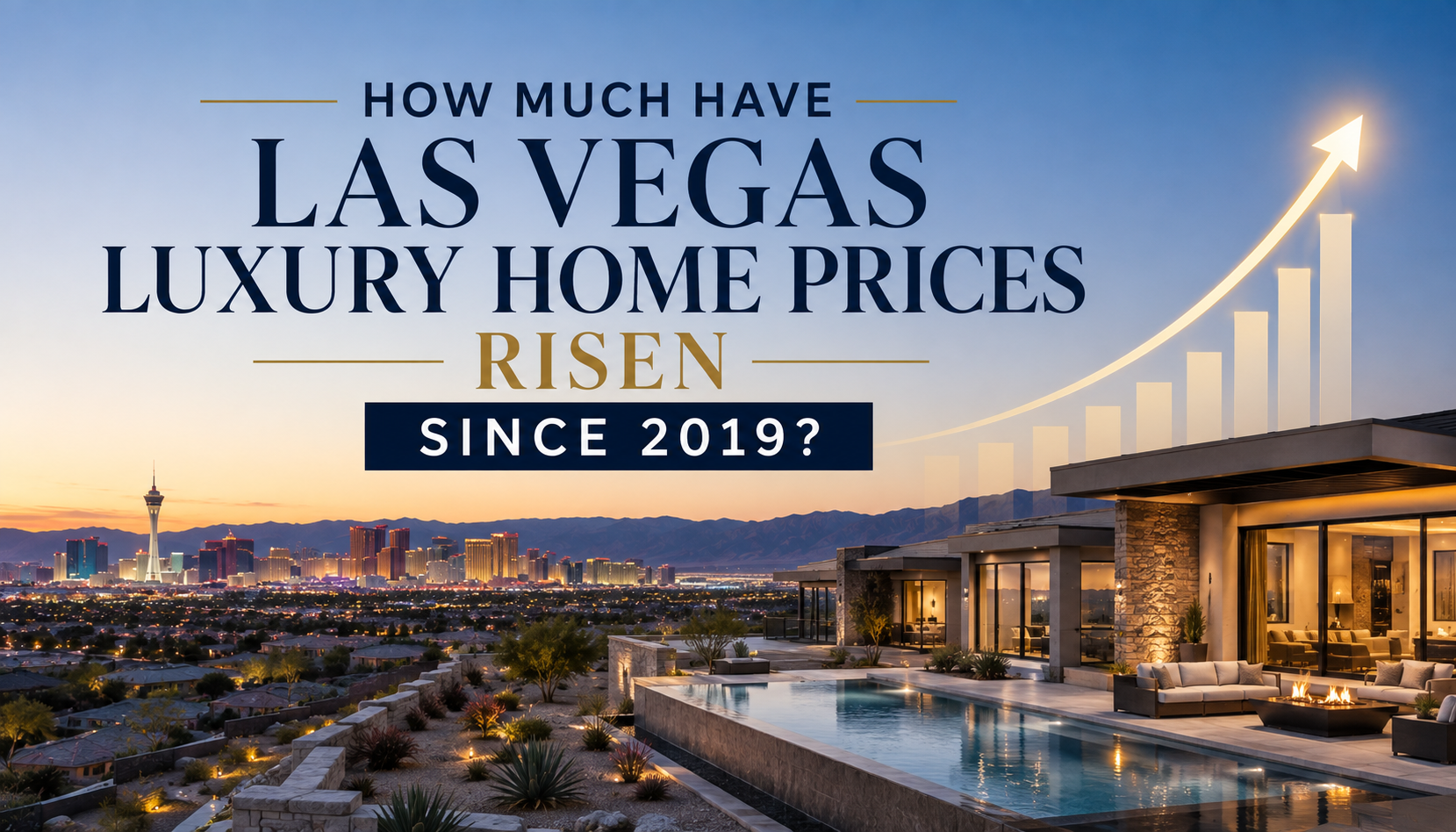 How Much Have Las Vegas Luxury Home Prices Risen Since 2019? header image.