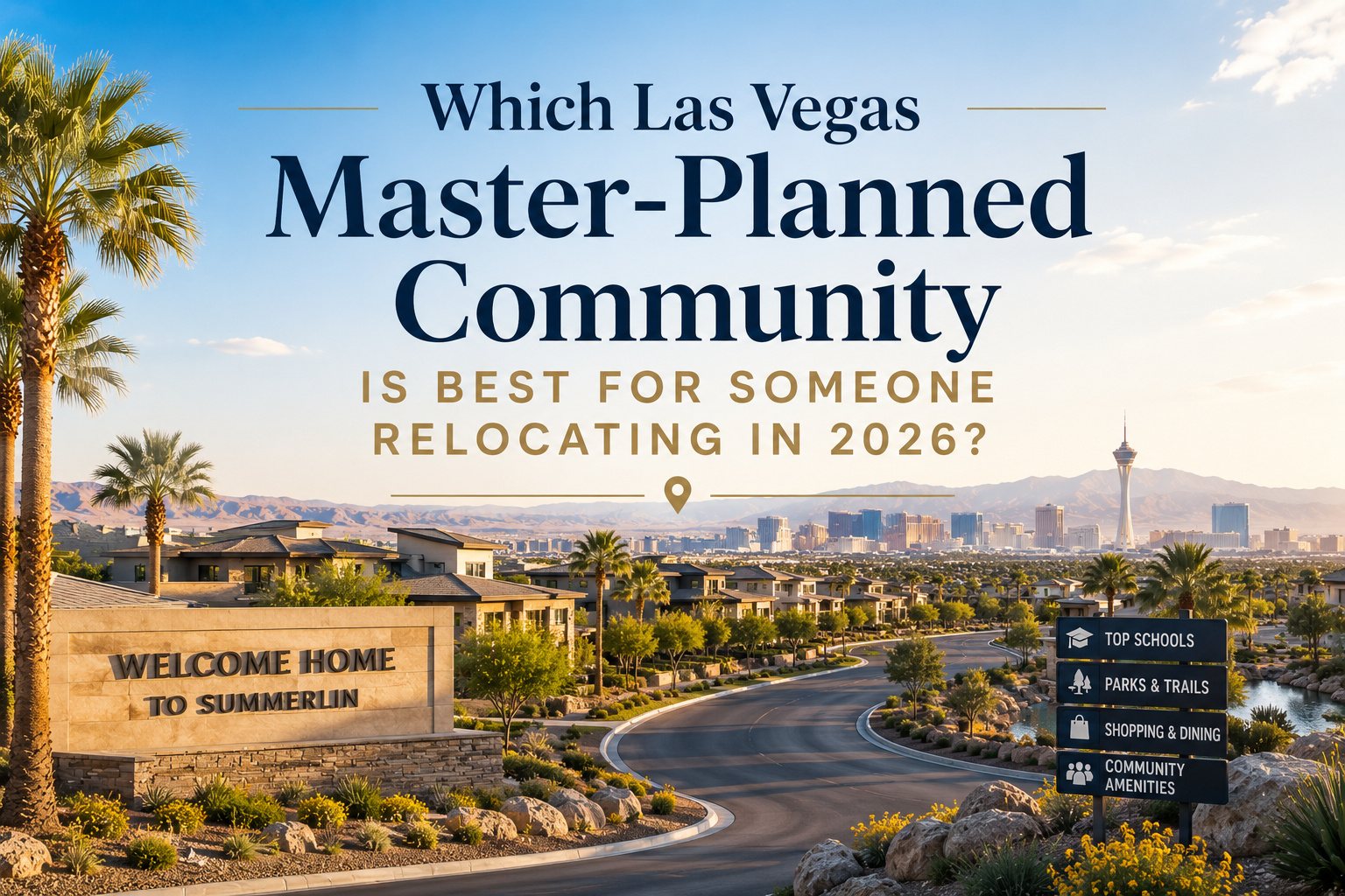 Which Las Vegas Master-Planned Community Is Best for Someone Relocating in 2026? header image.