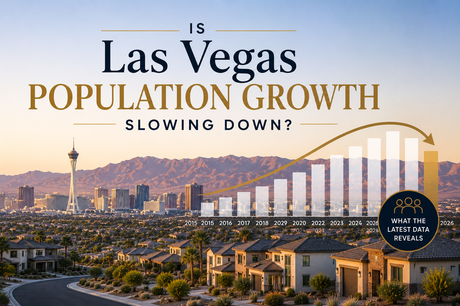 Is Las Vegas Population Growth Slowing Down? header image.