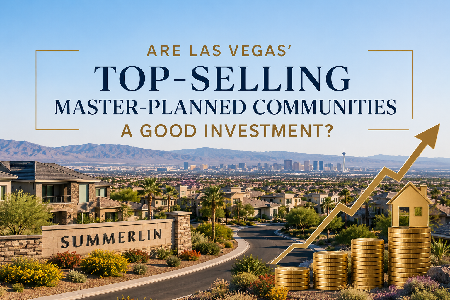 Are Las Vegas' Top-Selling Master-Planned Communities a Good Investment? header image.