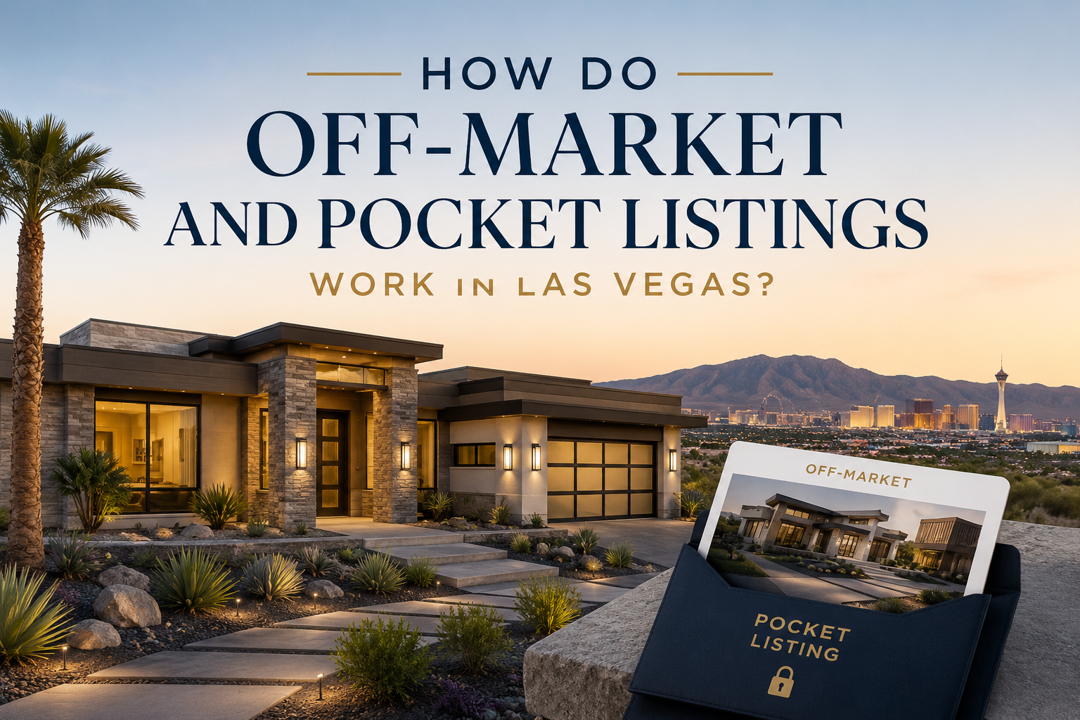 How do Off-Market and Pocket Listings work in Las Vegas? header image.