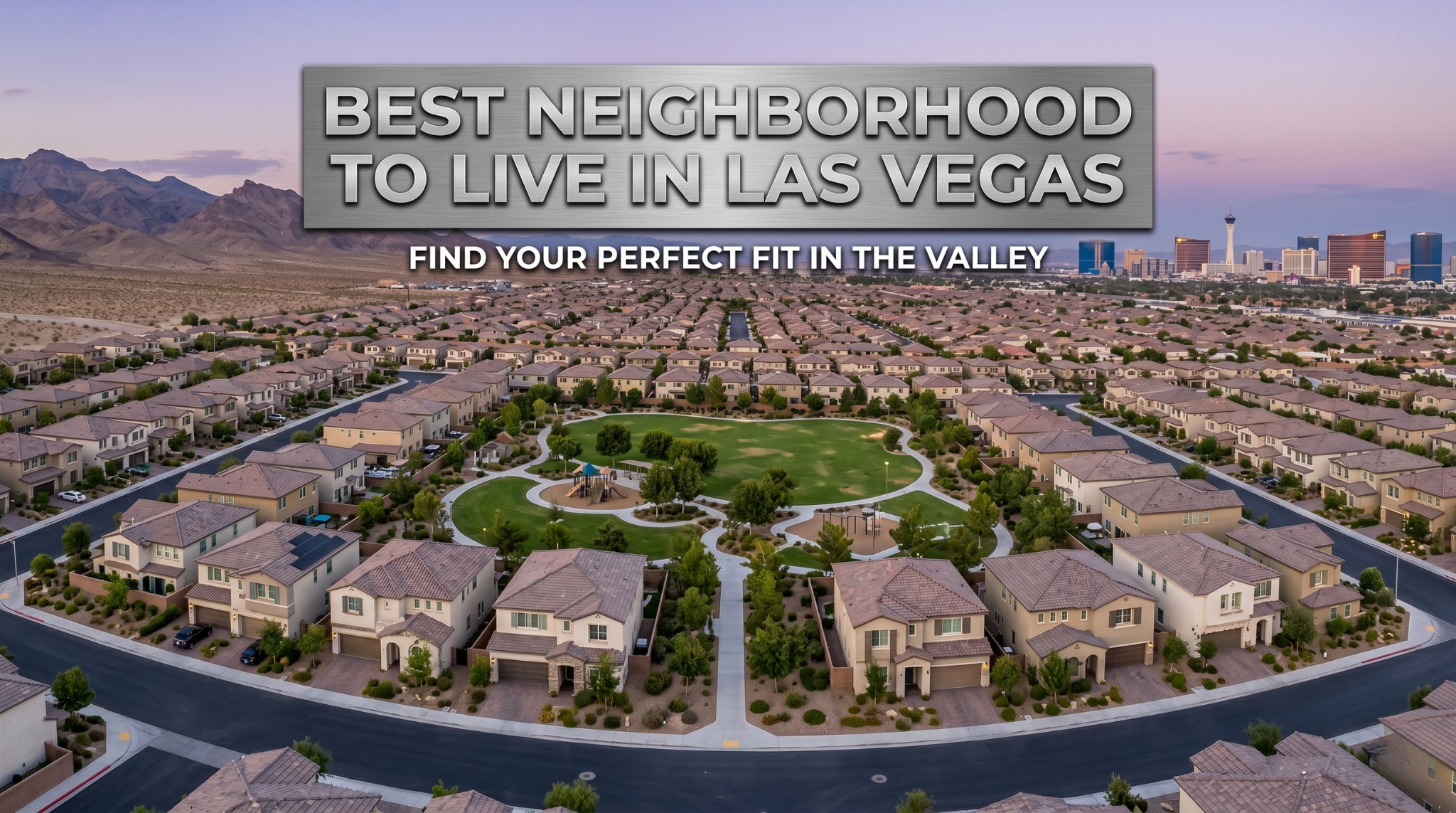 Best Neighborhood to Live in Las Vegas? header image.