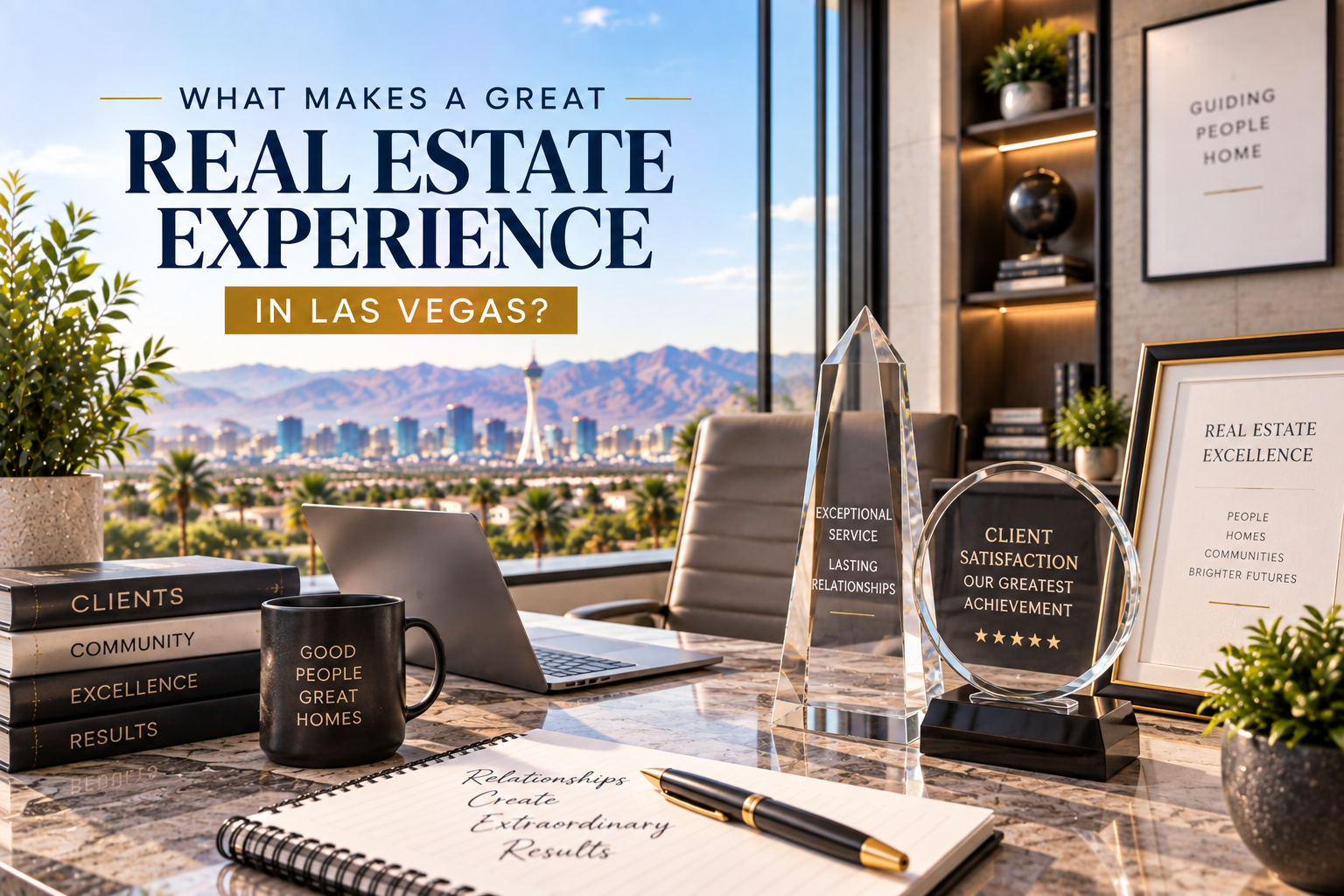 What Makes a Great Real Estate Experience in Las Vegas? header image.