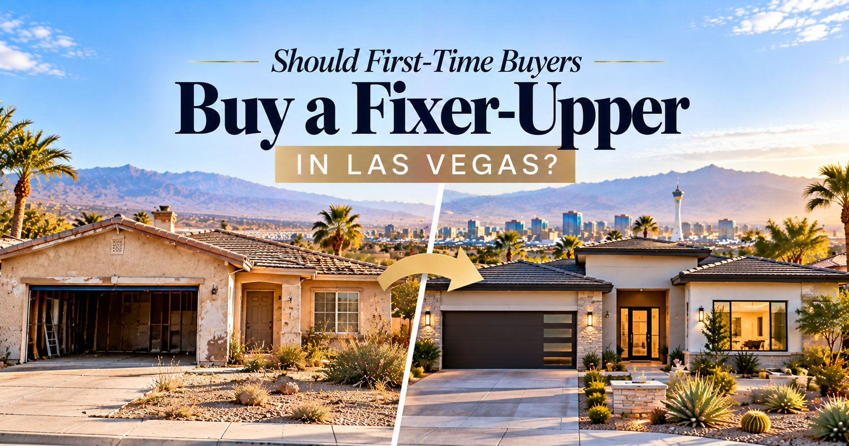 Should First-Time Buyers Buy a Fixer-Upper in Las Vegas? header image.