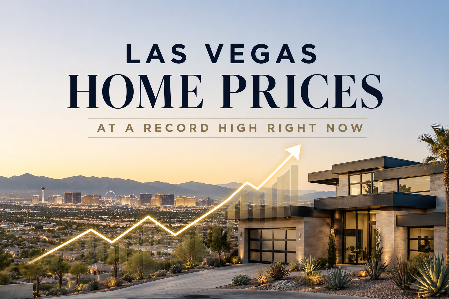 Are Las Vegas Home Prices at a Record High Right Now? header image.