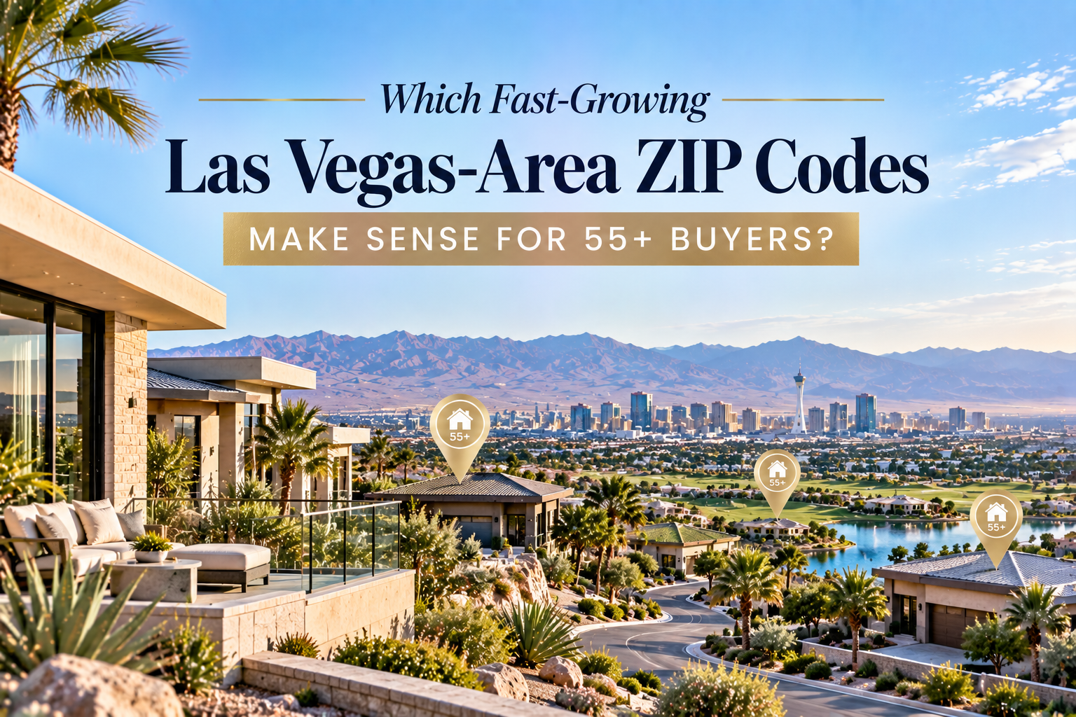 Which Fast-Growing Las Vegas-Area ZIP Codes Make Sense for 55+ Buyers? header image.