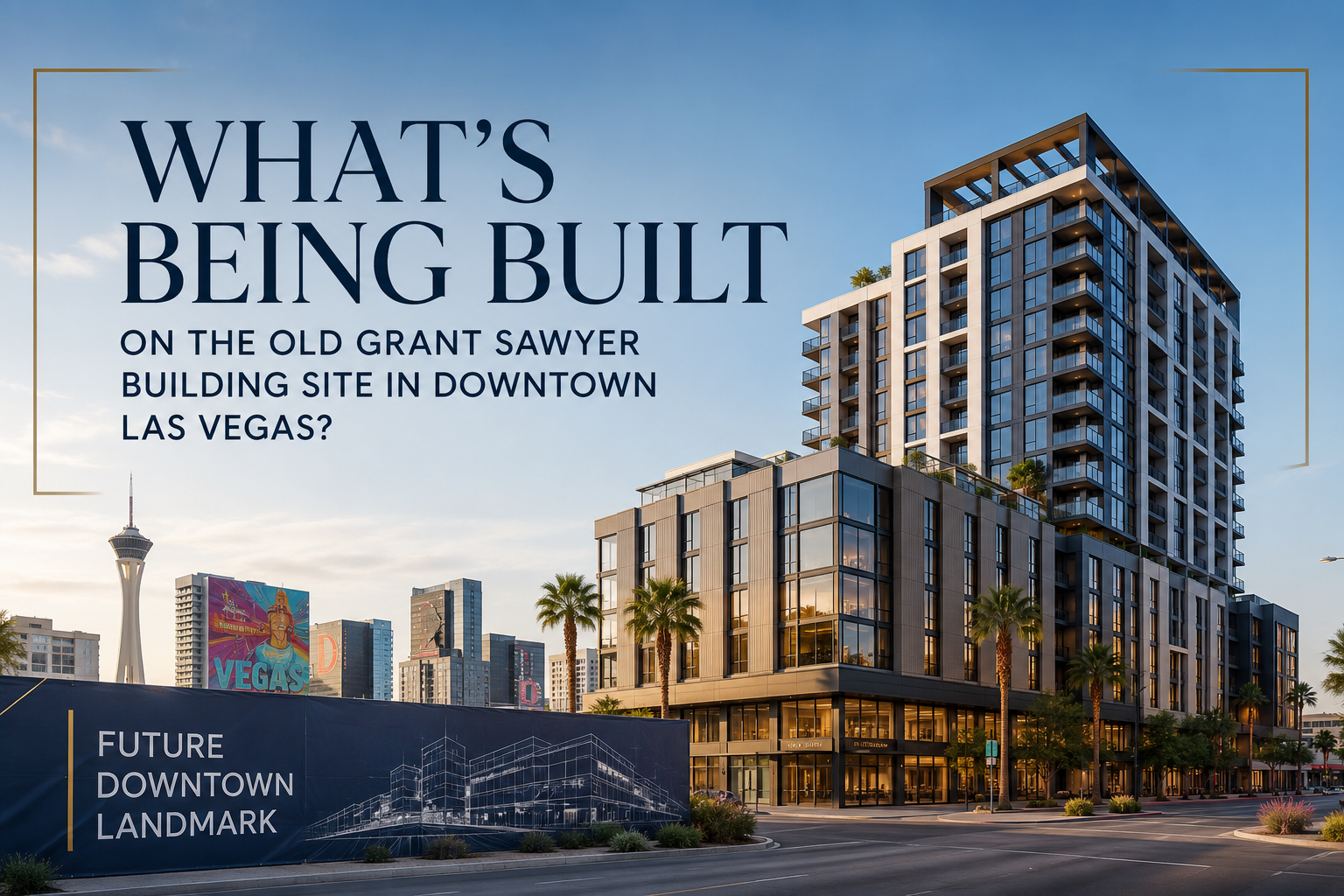 What's Being Built on the Old Grant Sawyer Building Site in Downtown Las Vegas? header image.