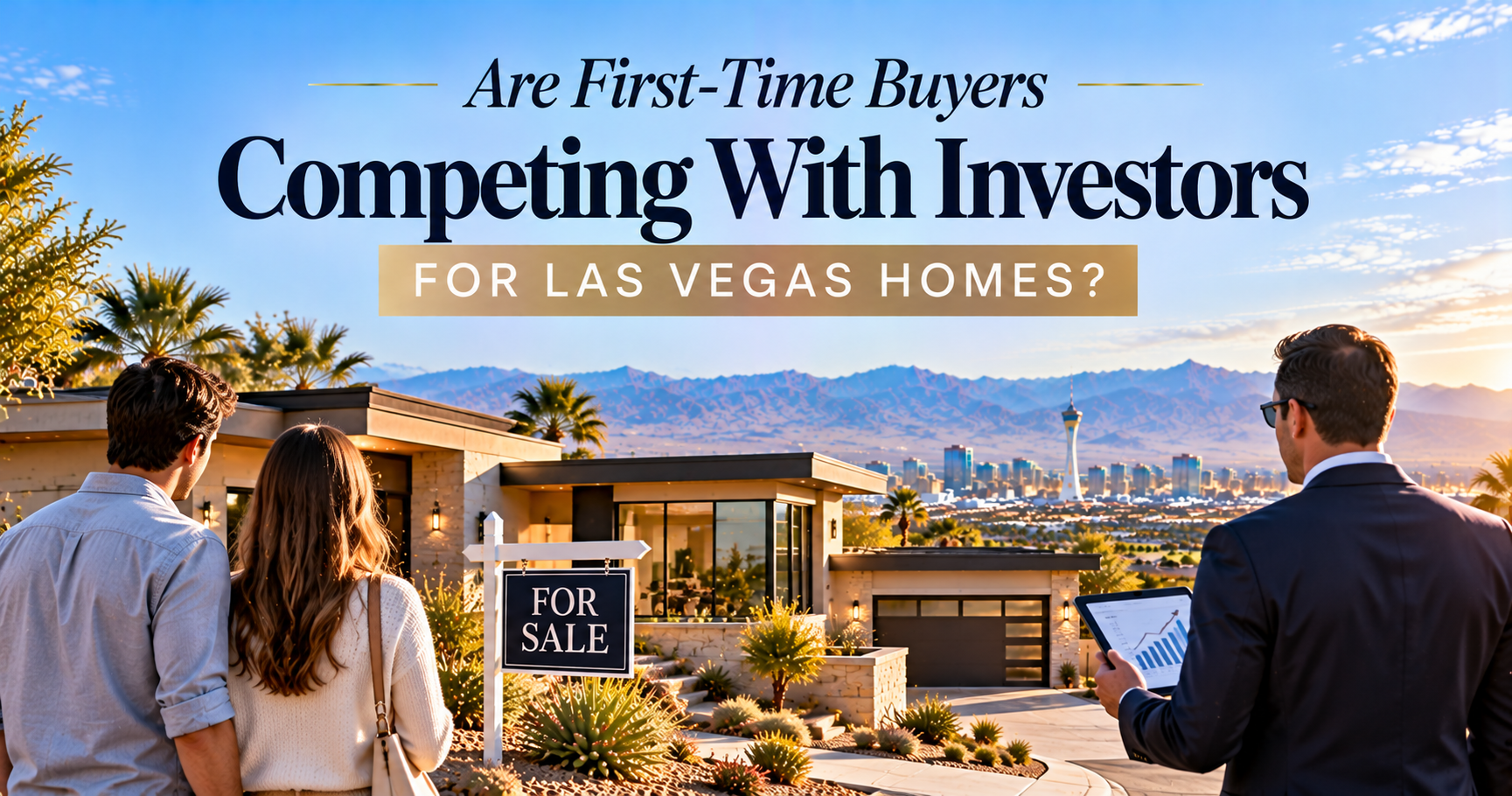 Are First-Time Buyers Competing With Investors for Las Vegas Homes? header image.