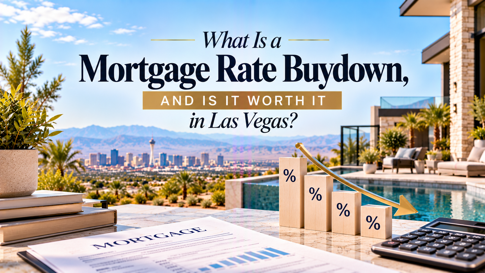 What Is a Mortgage Rate Buydown, and Is It Worth It in Las Vegas? header image.