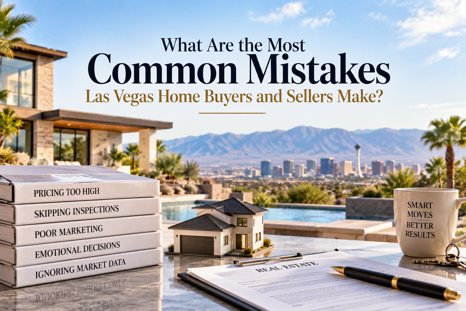 What Are the Most Common Mistakes Las Vegas Home Buyers and Sellers Make? header image.