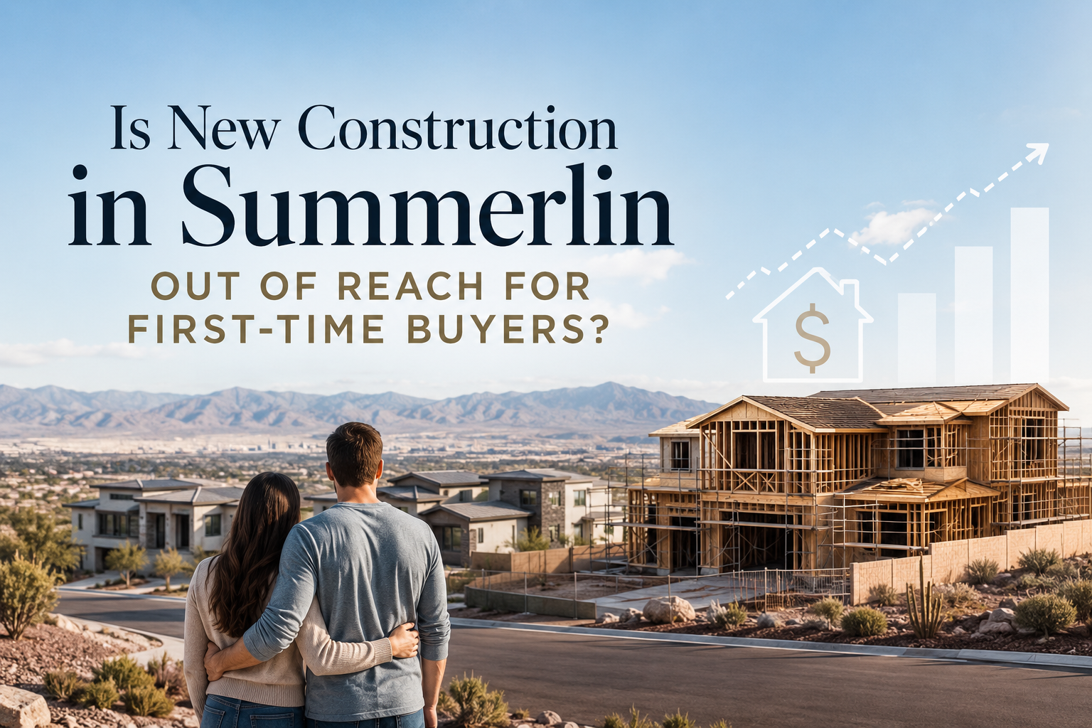 Is New Construction in Summerlin Out of Reach for First-Time Buyers? header image.