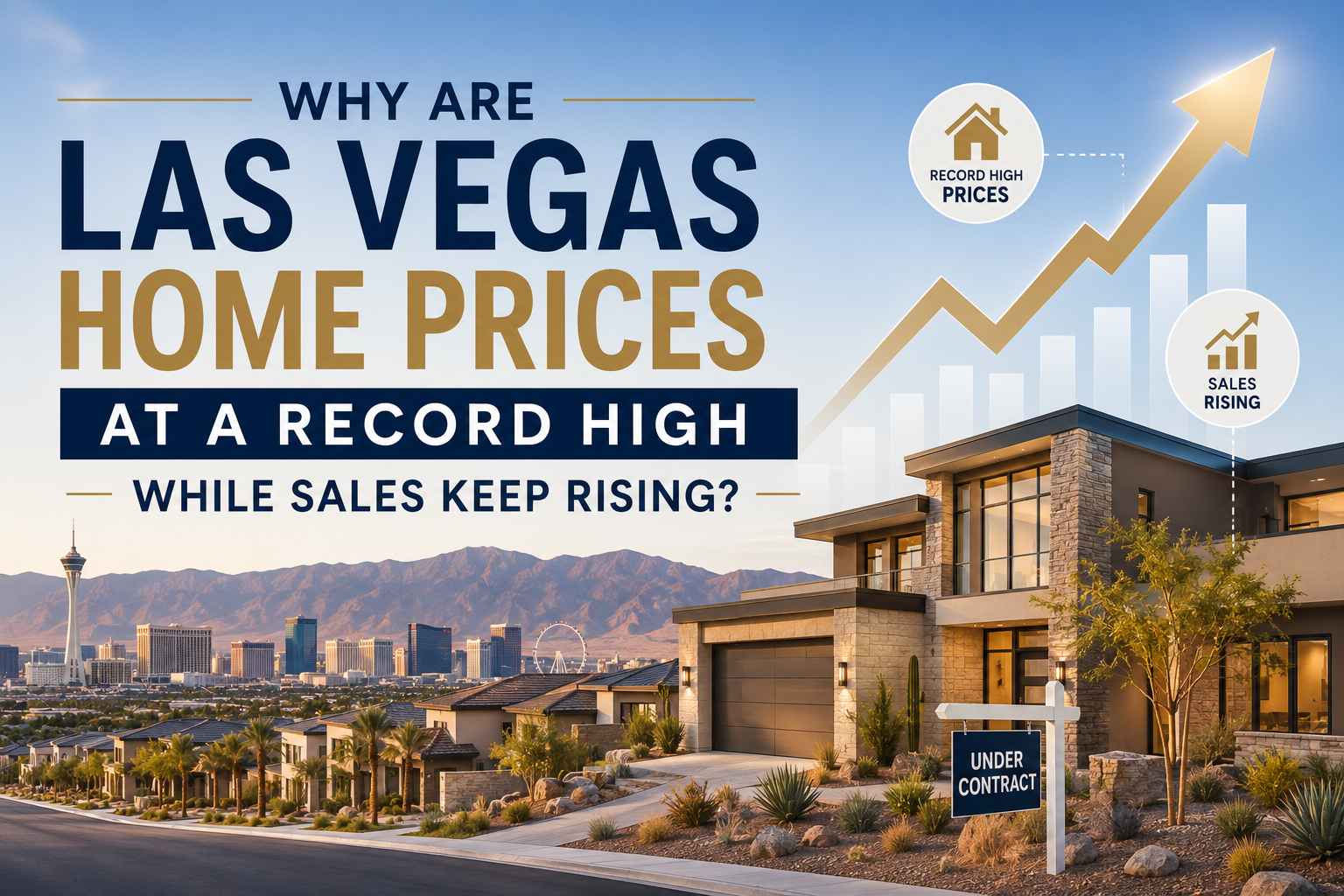 Why Are Las Vegas Home Prices at a Record High While Sales Keep Rising? header image.