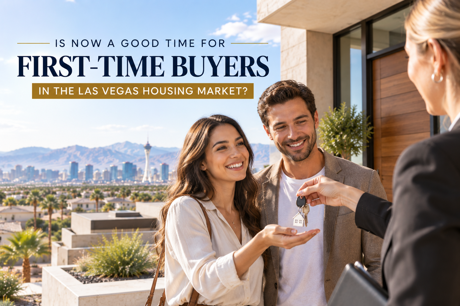 Is Now a Good Time for First-Time Buyers in the Las Vegas Housing Market? header image.