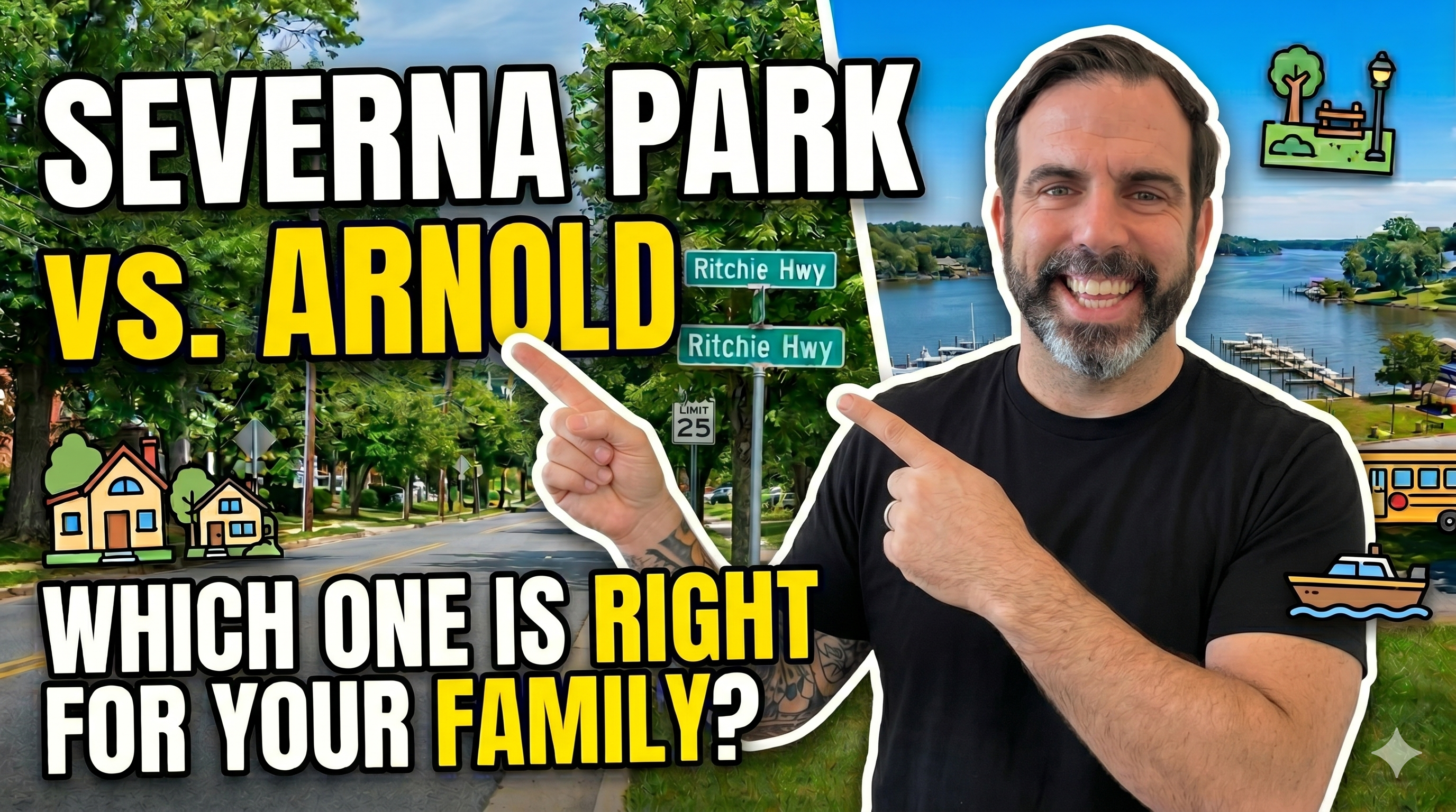 Living in Severna Park vs Arnold: Full Comparison Guide header image.