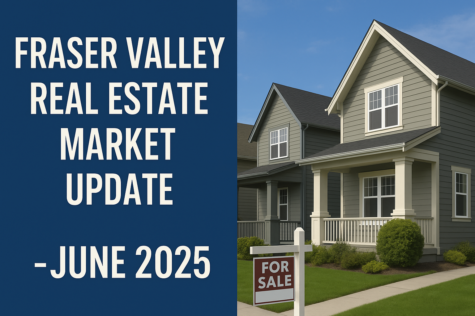 Fraser Valley Real Estate Market Update – June 2025 header image.