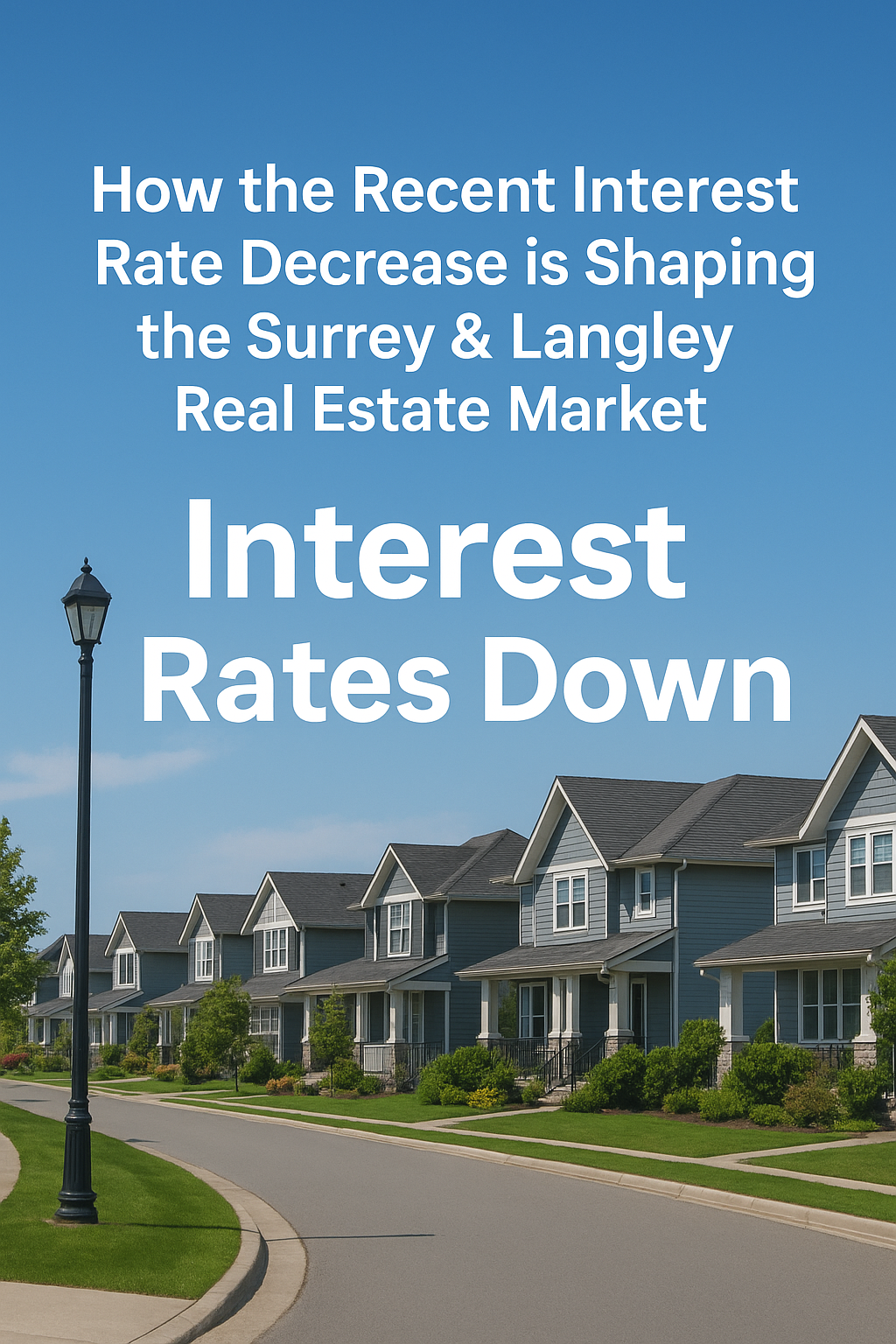 How the Recent Interest Rate Decrease is Shaping the Surrey & Langley Real Estate Market