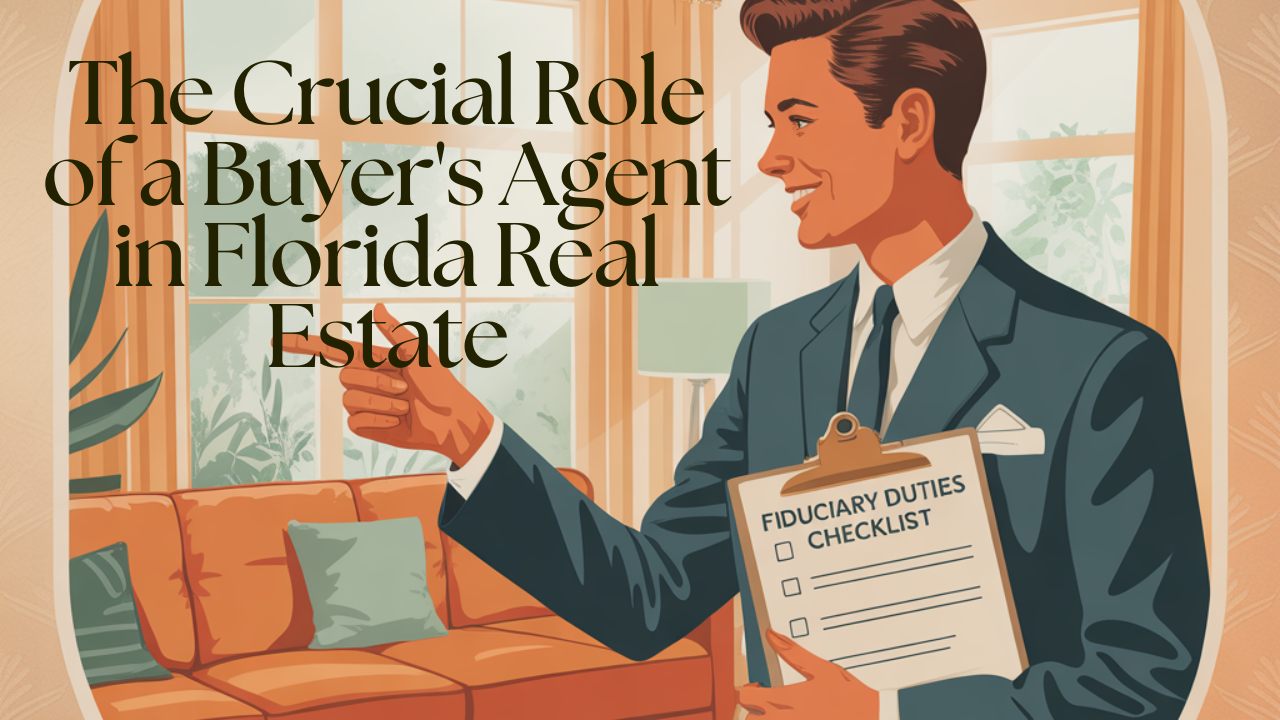 The Crucial Role of a Buyer's Agent in Florida Real Estate: Spotlight on the Rare Single Agent header image.
