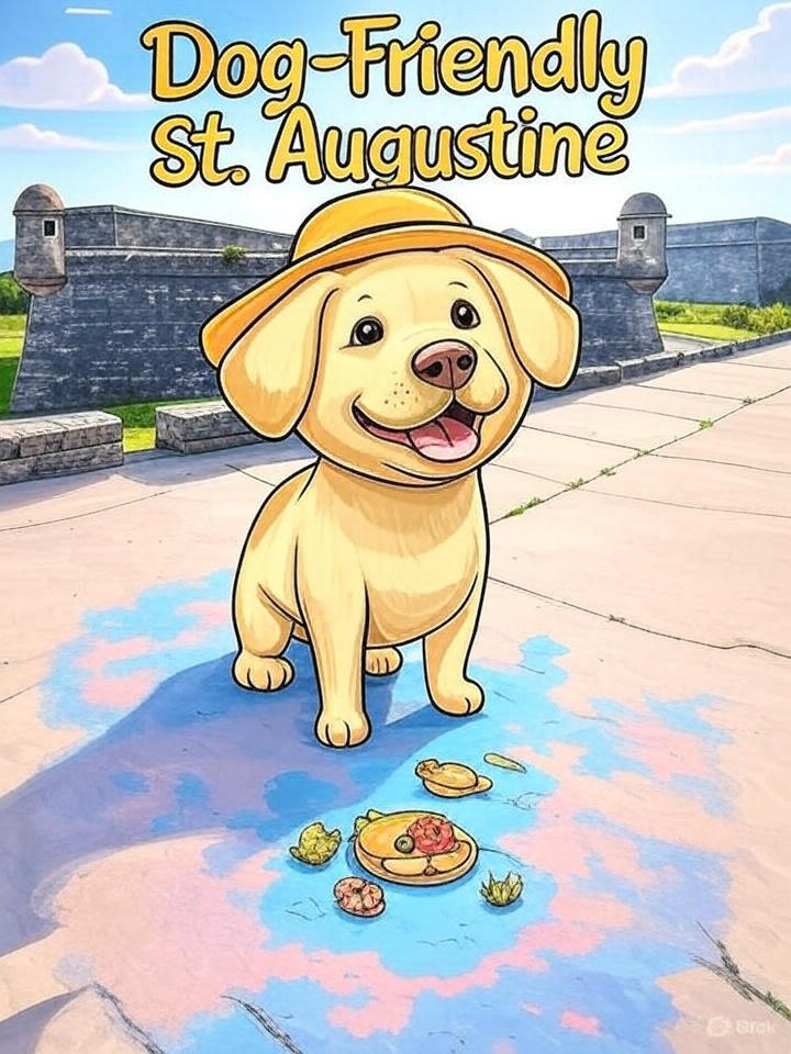 Dog-Friendly St. Augustine: Where to Eat, Stay, and Play with Your Pup header image.