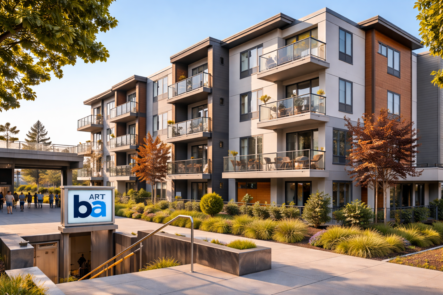 Image of Multi-unit building near a BART station