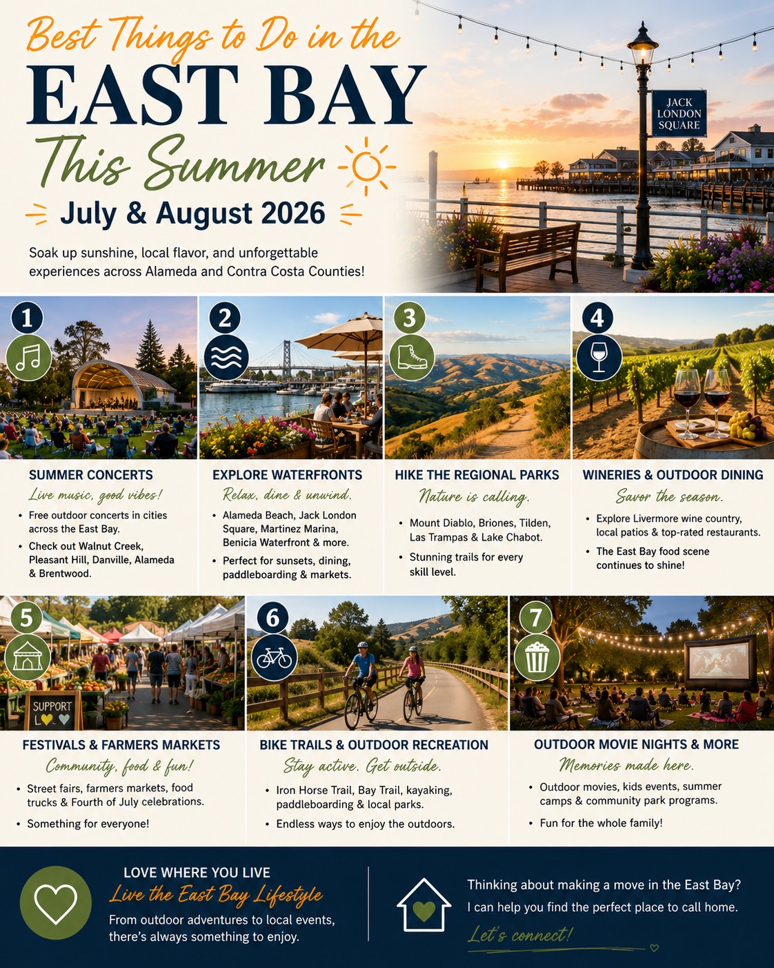 Image of East Bay summer activities and things to do