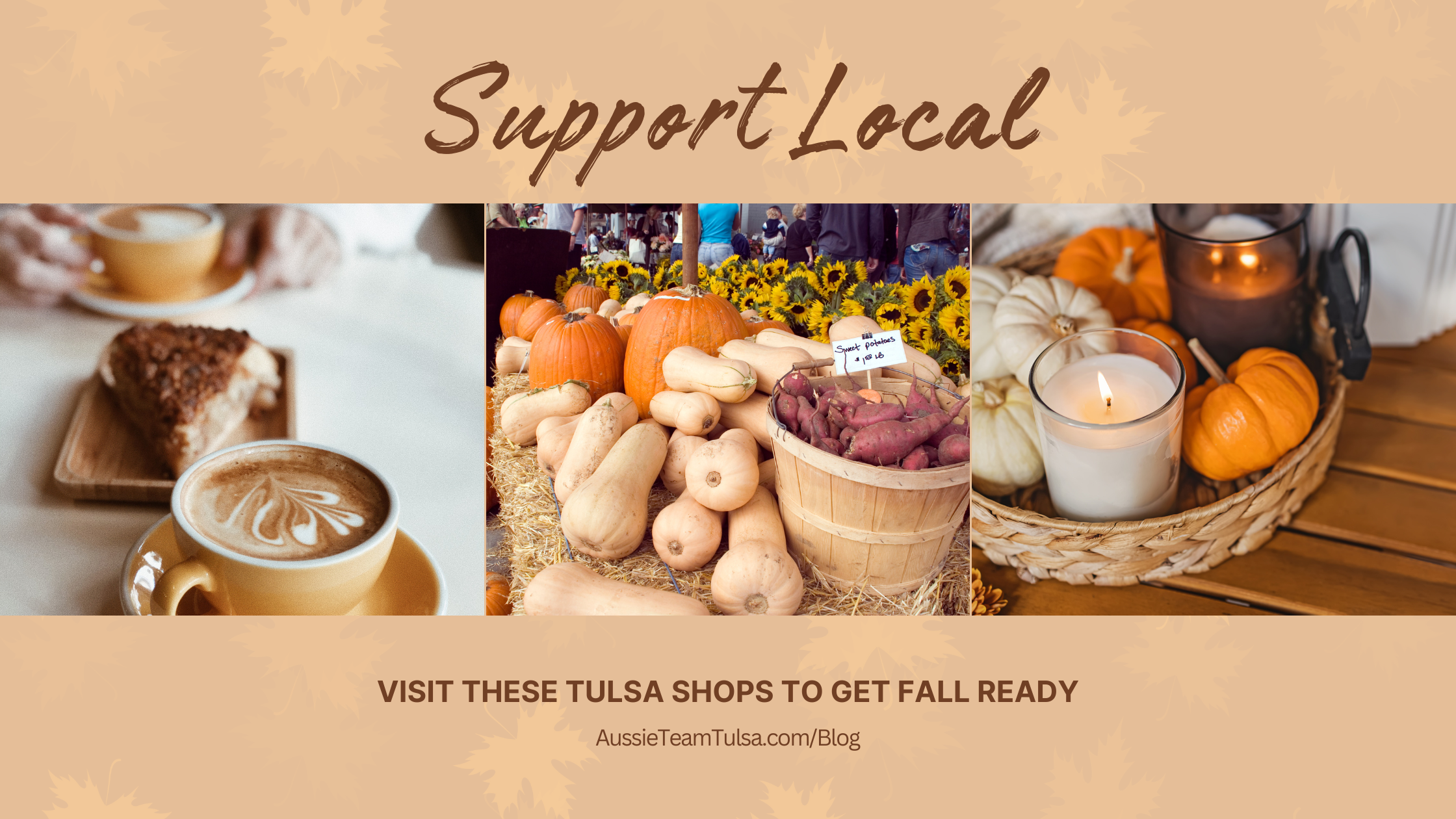 Fall in Tulsa: Cozy Local Shops, Seasonal Flavors & Home Inspiration header image.