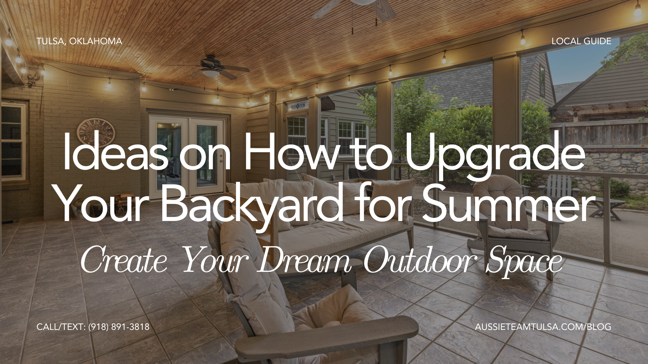 Ideas on How to Upgrade Your Backyard Entertainment for Summer header image.