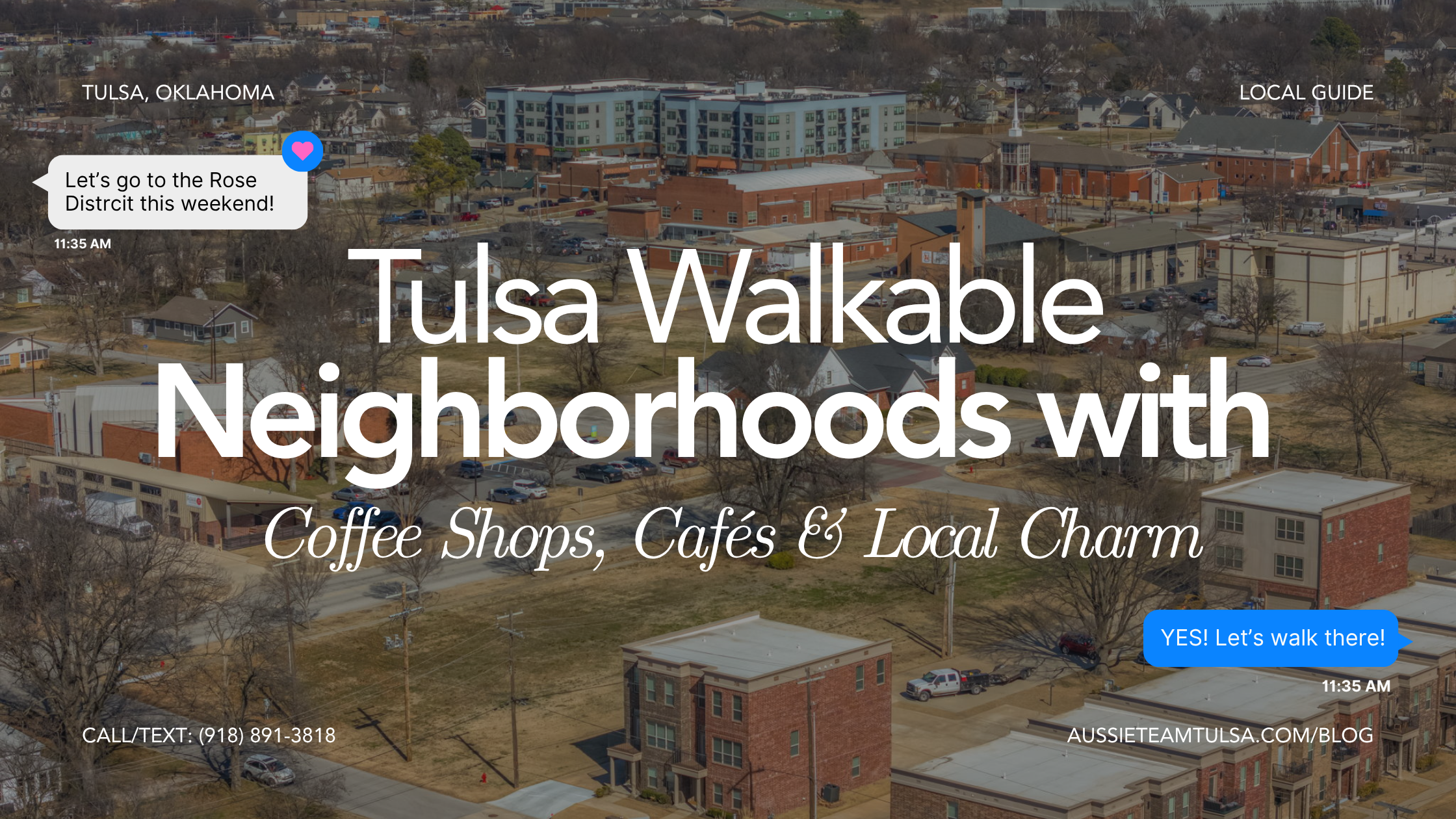 Where to Live in  Tulsa to Guarantee  10K Steps a Day header image.