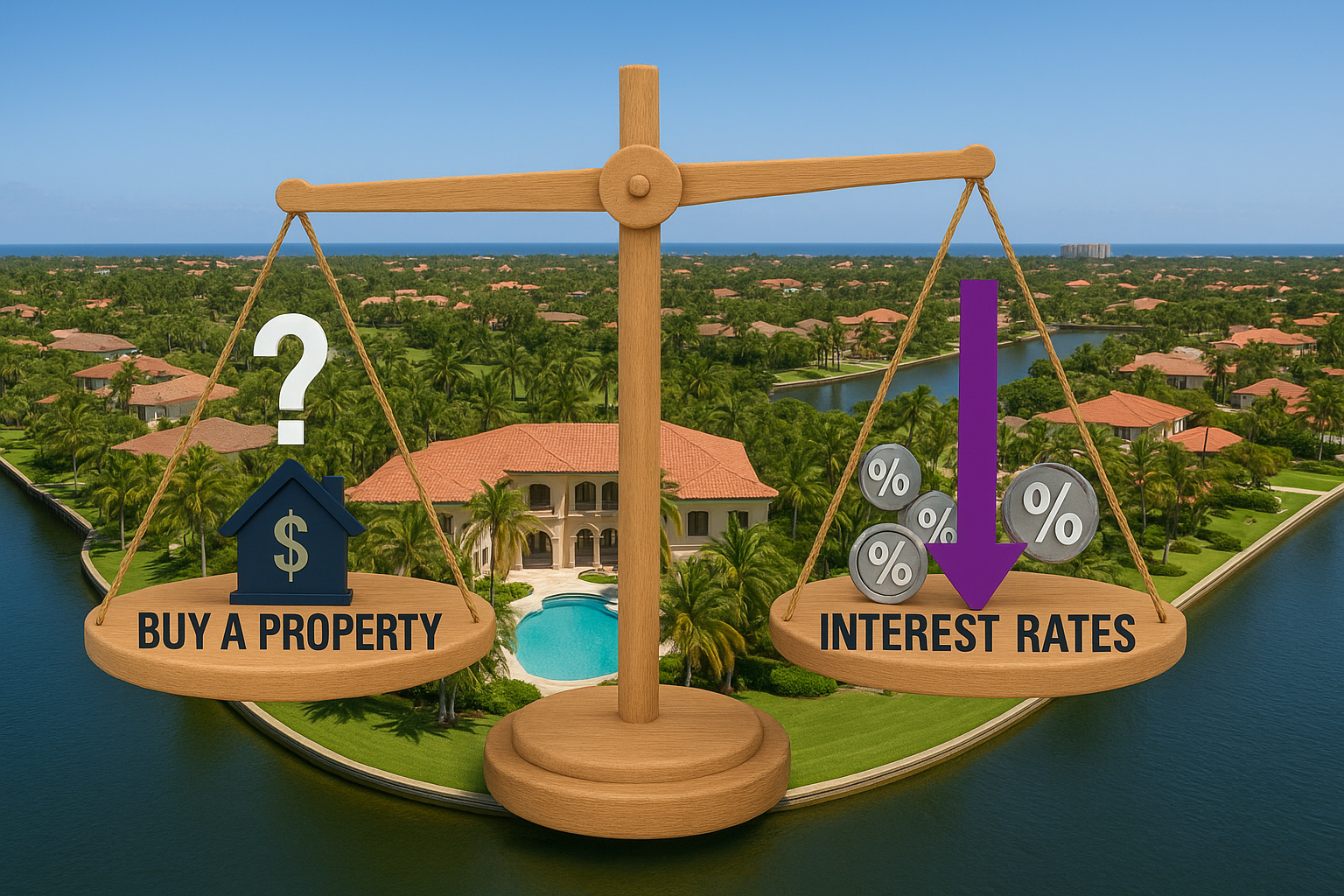 Interest Rates and Their Impact on Your Decision to Buy a Property in Palm Beach County header image.