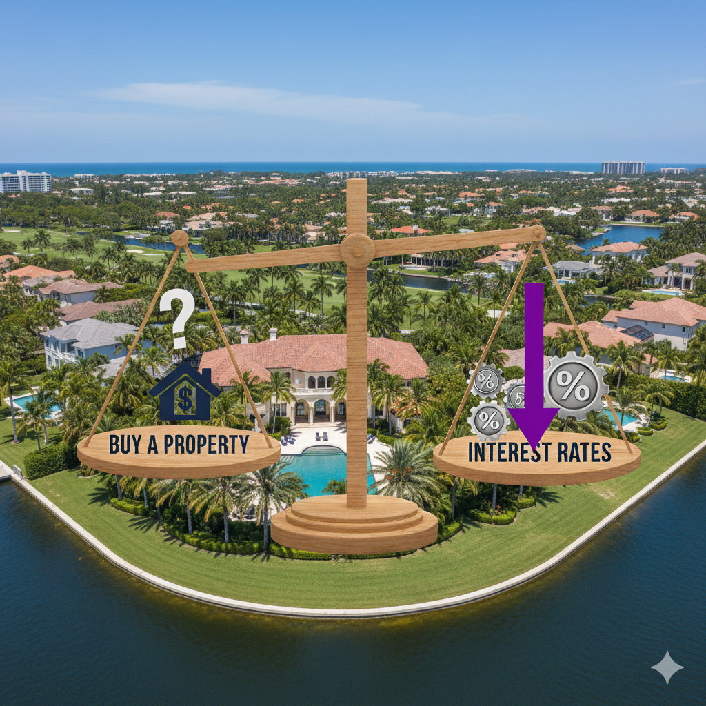 Interest Rates and Their Impact on Your Decision to Buy a Property in Palm Beach County header image.