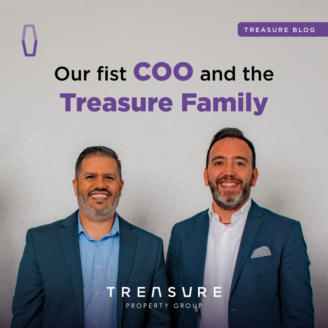 Our first COO and his work alongside the Treasure family header image.