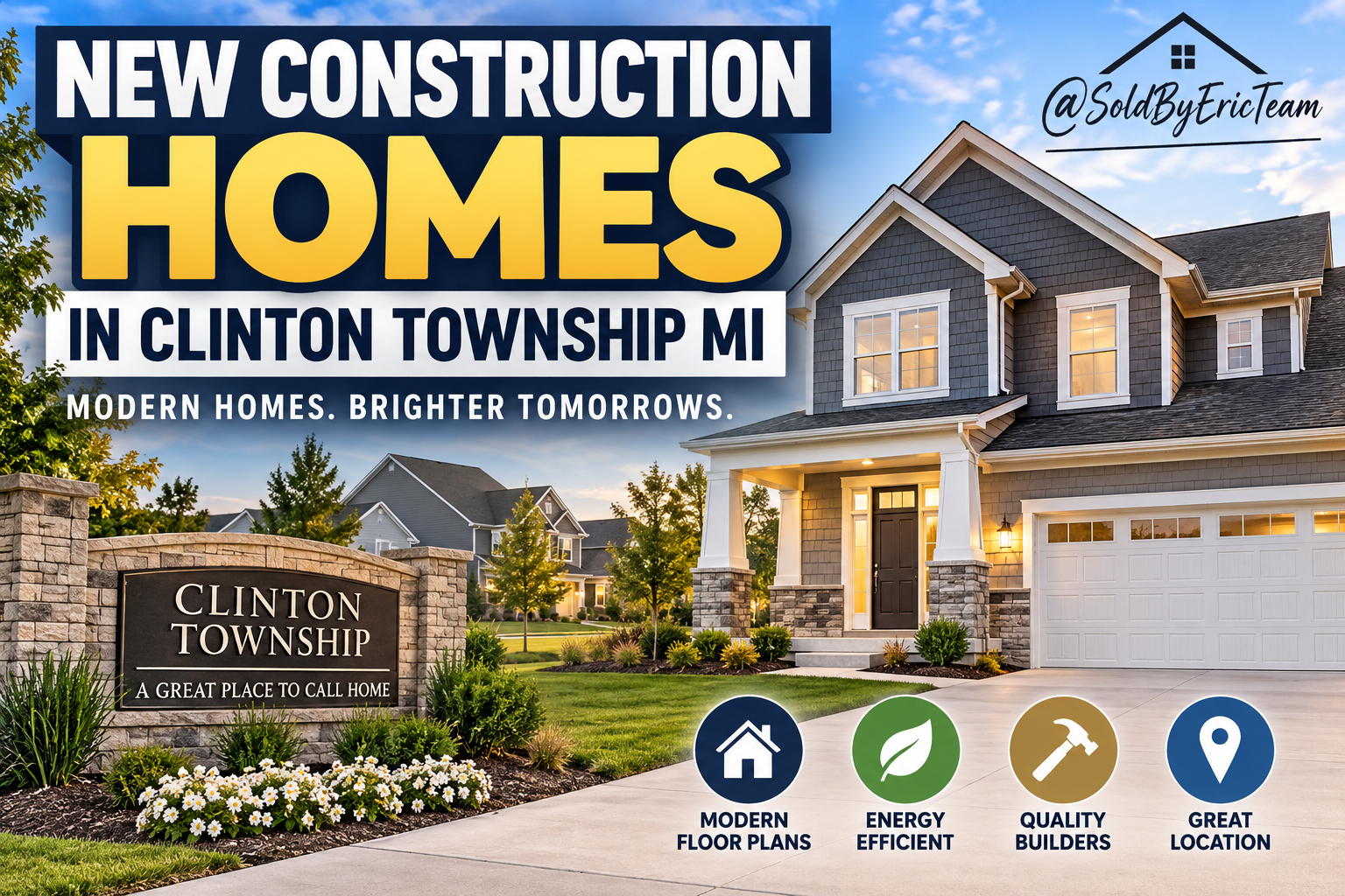 New Construction Homes in Clinton Township MI
