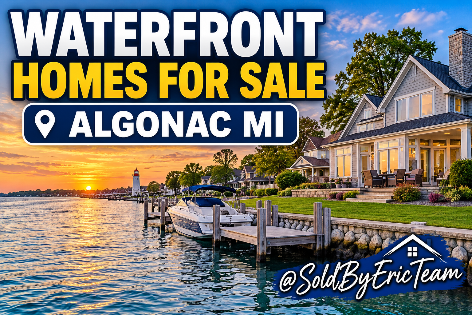Waterfront Homes For Sale Algonac MI