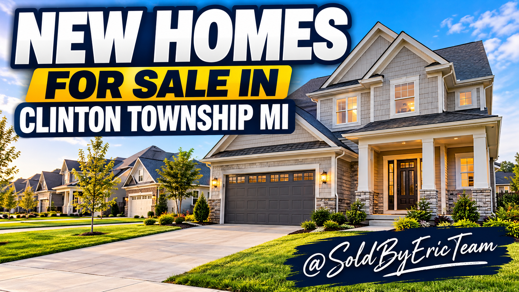 New Homes for Sale in Clinton Township MI