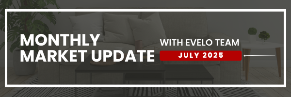 July 2025 Housing Market Update header image.