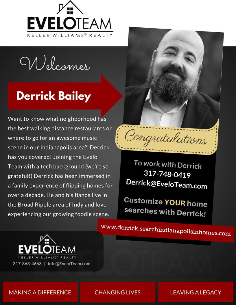 Welcome Derrick Bailey! header image.