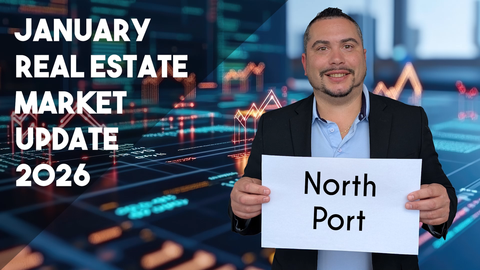 North Port FL Housing Market Update | January 2026 | Rhonda Gustitus Team header image.