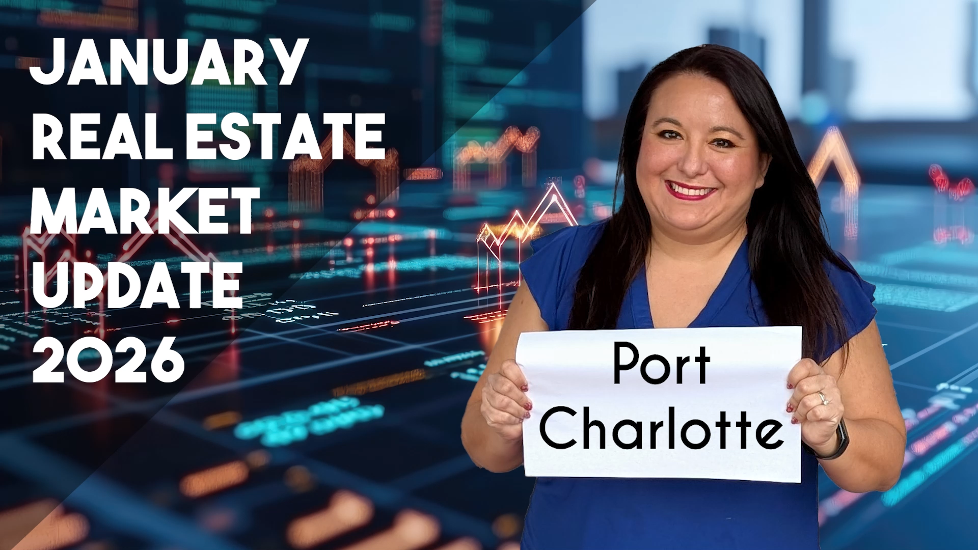 Port Charlotte FL Housing Market Update | January 2026 | Rhonda Gustitus Team header image.
