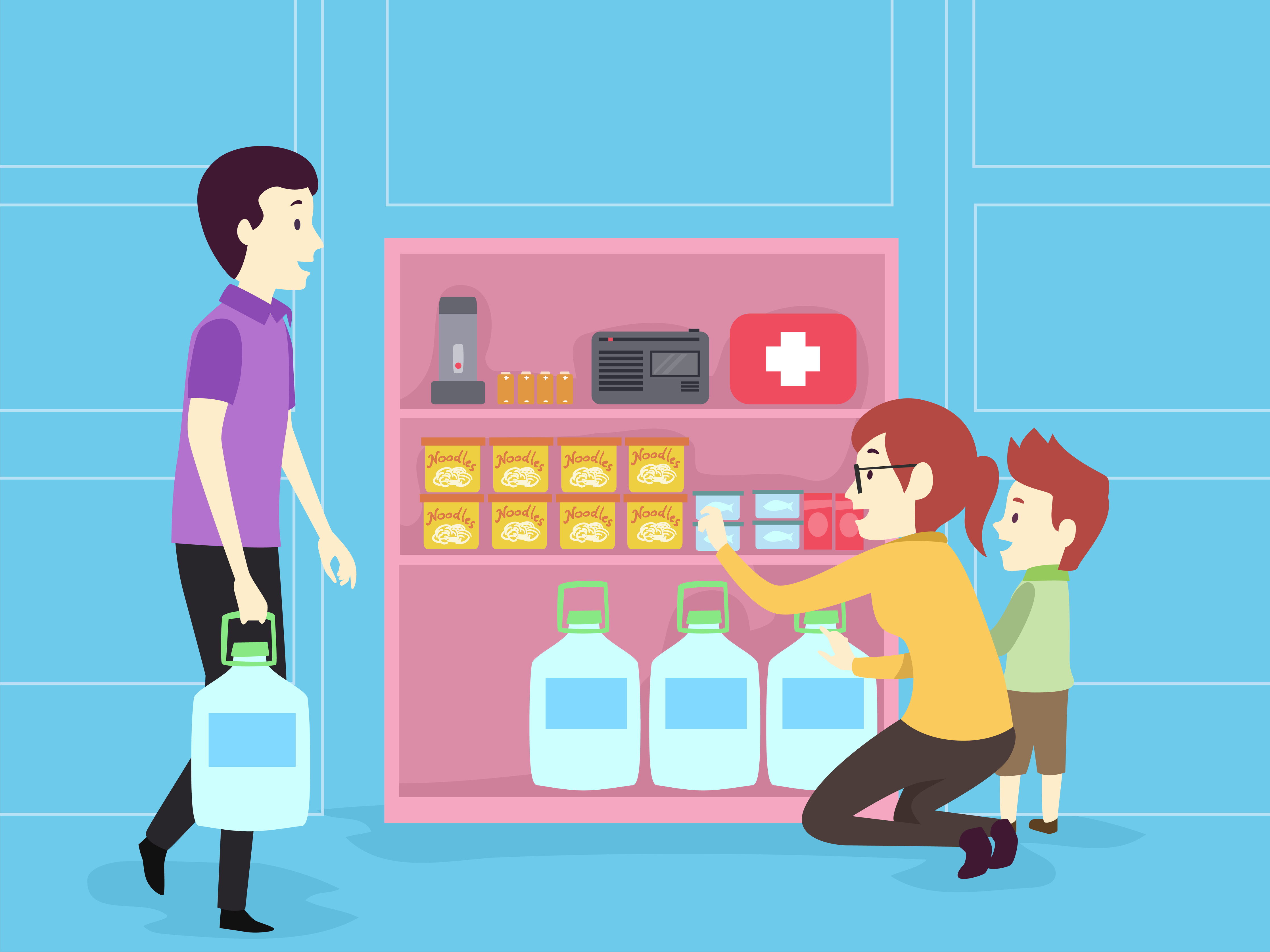 Hurricane Supply Kit Checklist header image.