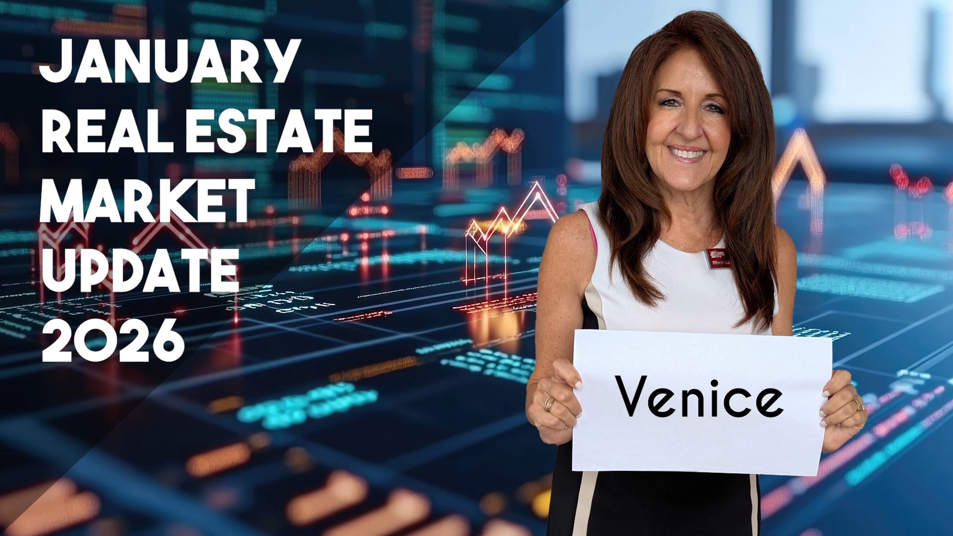 Venice FL Housing Market Update | January 2026 | Rhonda Gustitus Team header image.
