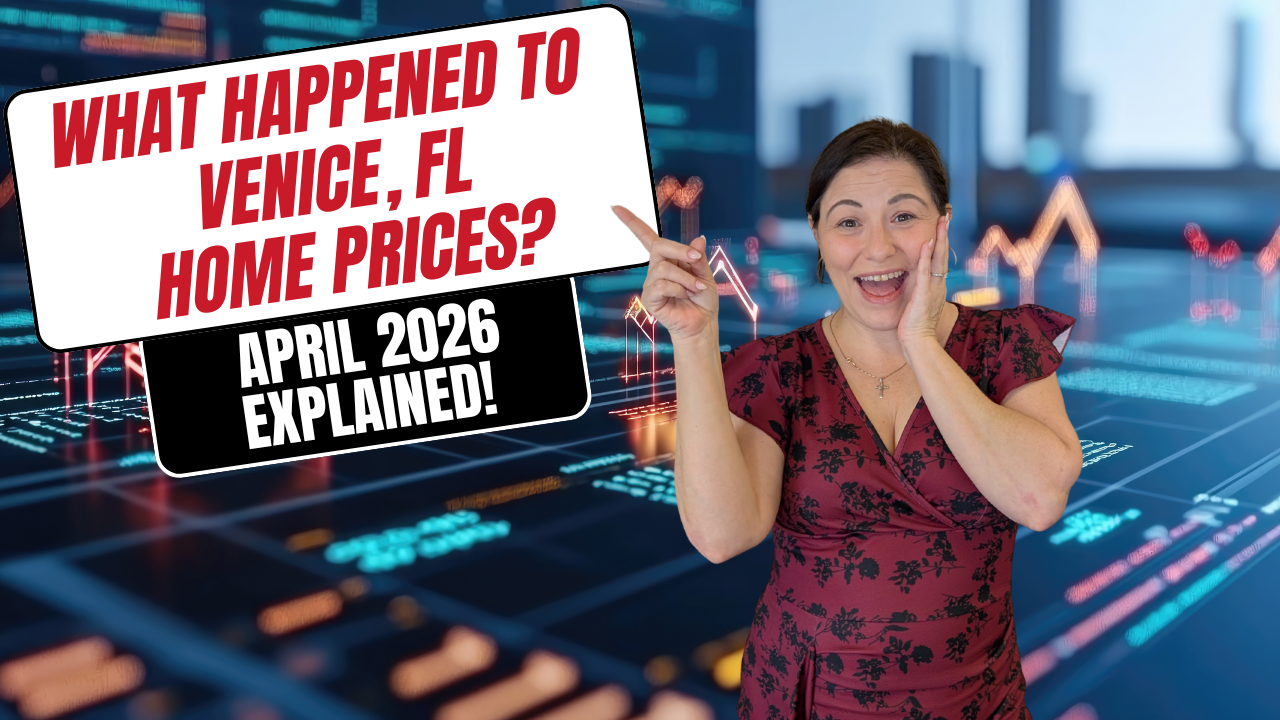 Venice FL is in a SELLER'S MARKET! | April 2026 Real Estate Update header image.