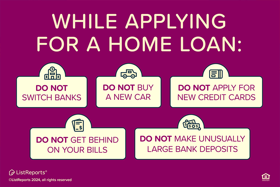 Home Loan No-Nos header image.
