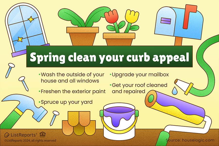 Spring Clean Your Curb Appeal header image.