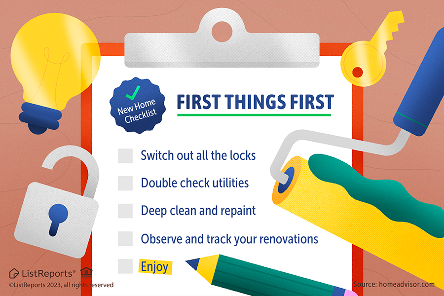 New Home Checklist header image.