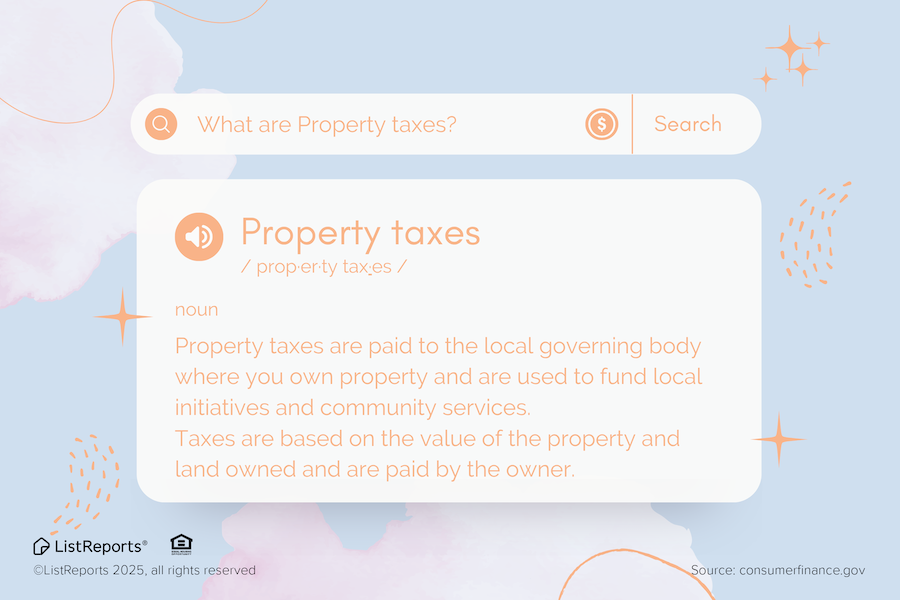 Property Taxes header image.